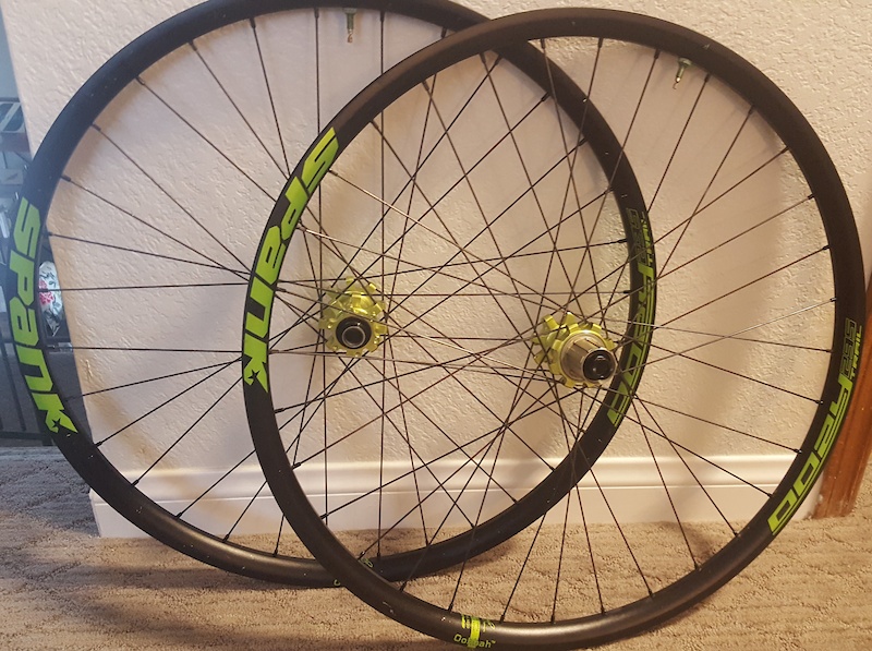 spank oozy 27.5 wheelset