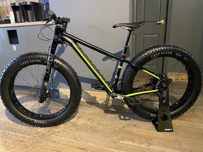 2017 Cannondale Fat Caad 1 Fat Bike For 