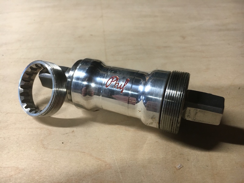Sugino 75 crankset + Phil Wood BB For Sale
