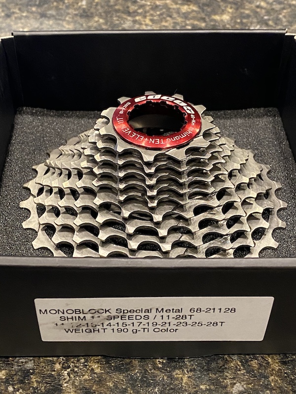 2018 EDCO 11 speed cassette fits 10 speed Hubs as