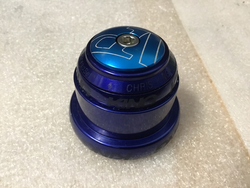 Chris King Blue Tapered Headset 1 1 2 U201d To 1 1 8 U201d For Sale