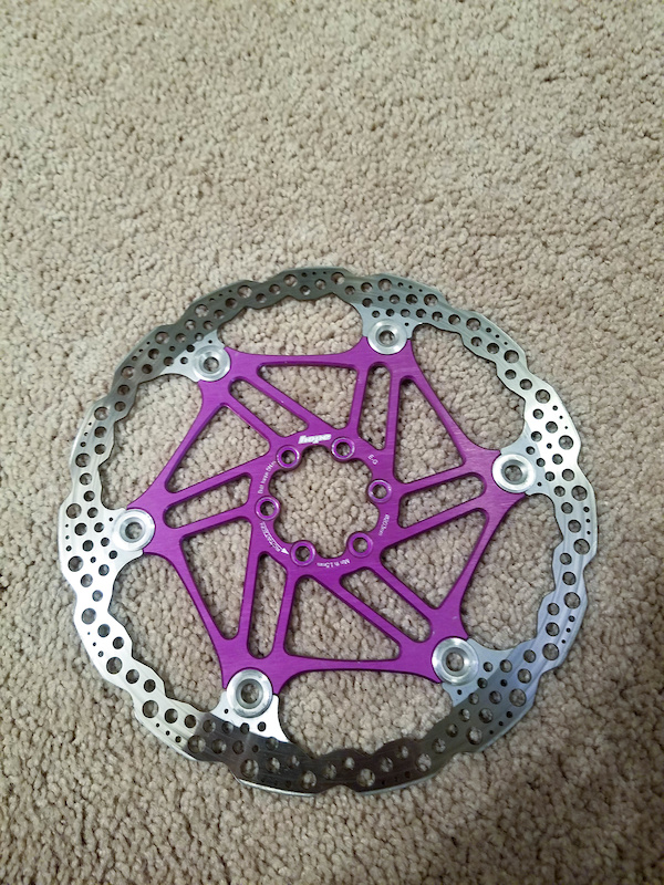 hope 180mm rotor purple