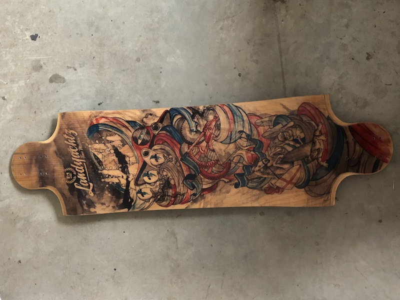 2014 Landyachtz Time Machine Longboard Deck For Sale