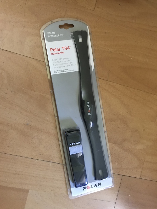 Polar T34 chest strap heart rate monitor NEW size M For Sale