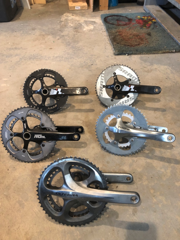 Various Road Cranksets For Sale