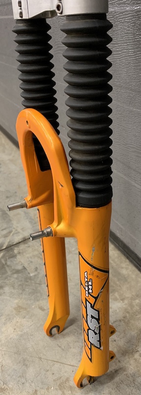 〓新品!!〓 RST フロントサスペンション DELTA HL 2544- RST Delta HL Dual Crown Fork Orange For Sale