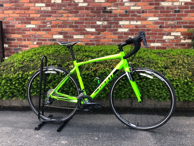 2018 Giant Pre Owned - Giant Contend 1 Neon Green Medium For Sale