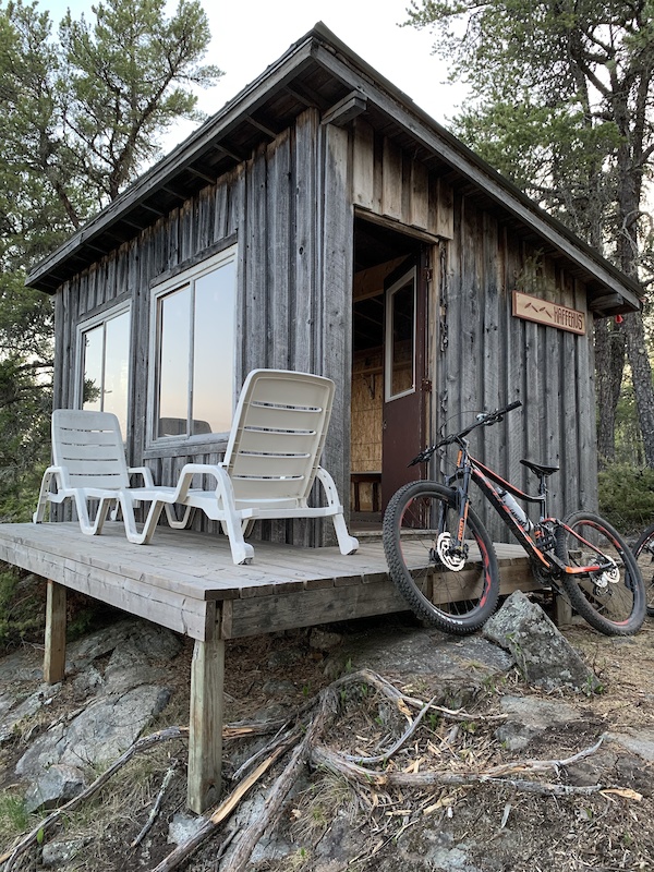 Warm Up Shack Trail Mountain Biking Trail Falcon Lake