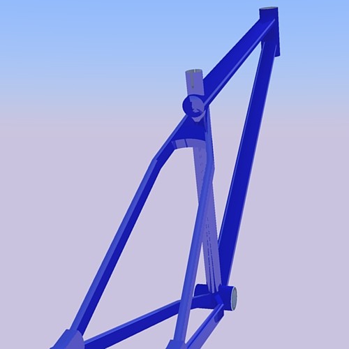 Frame i drew in Google SketchUp and Rendered in Podium