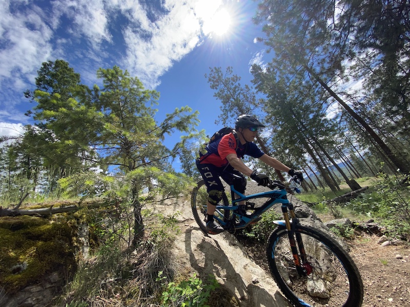 The Rock Rolls Mountain Biking Trail Kelowna, BC