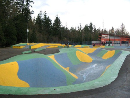 Skate park for April Fools Jam.