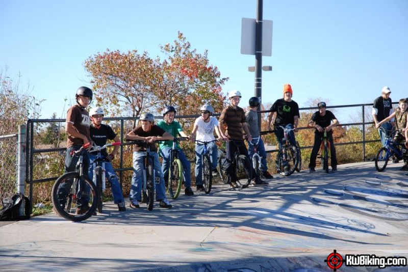 just a few of the riders that showed up to our last KWBiking.com Ride Day