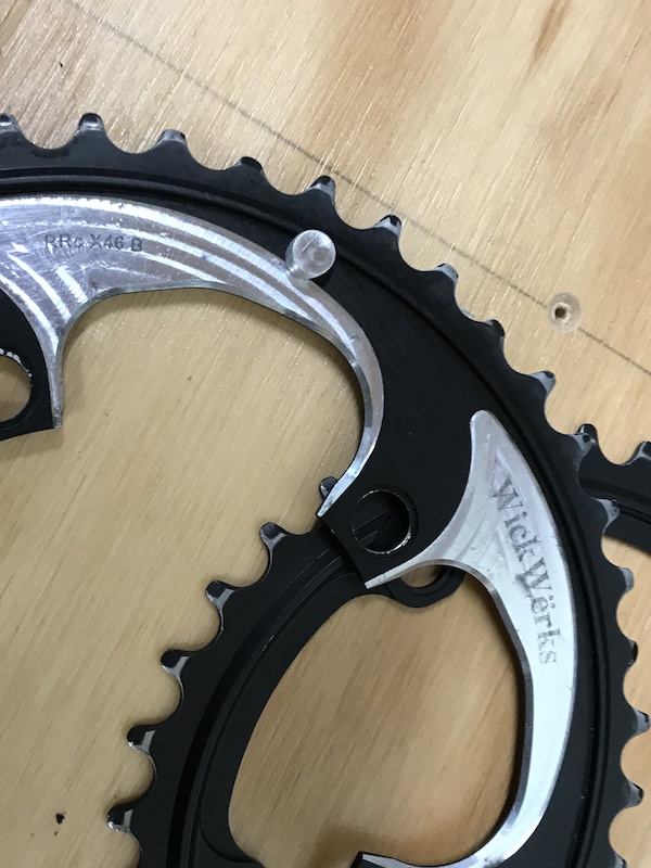 WickWerks Cross/Gravel Chainrings 46/36 For Sale