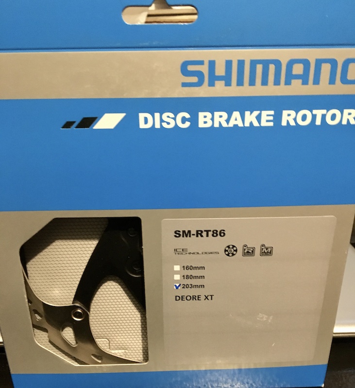 rotor 203mm shimano