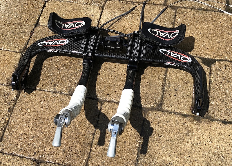 Oval Concepts TT / Triathlon Aerobars - Full Carbon For Sale