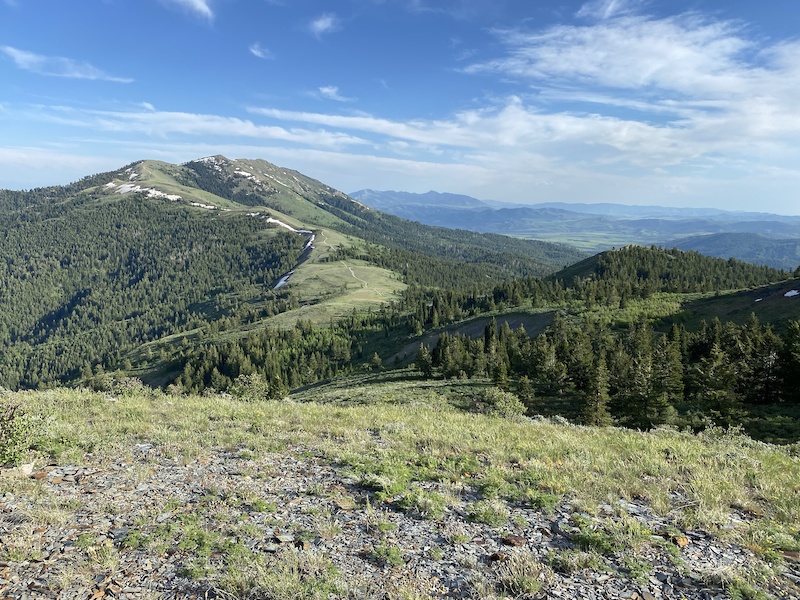 Scout Mountain Top Road Mountain Biking Trail - Pocatello