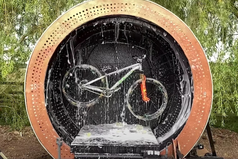 home bike wash station