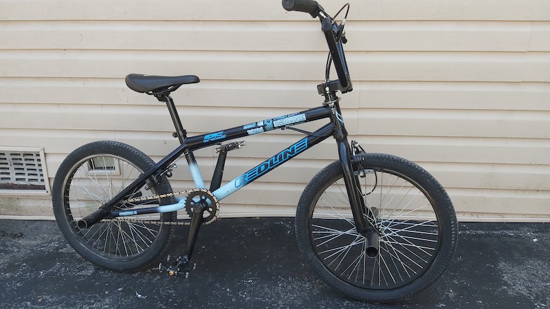 redline bmx blue