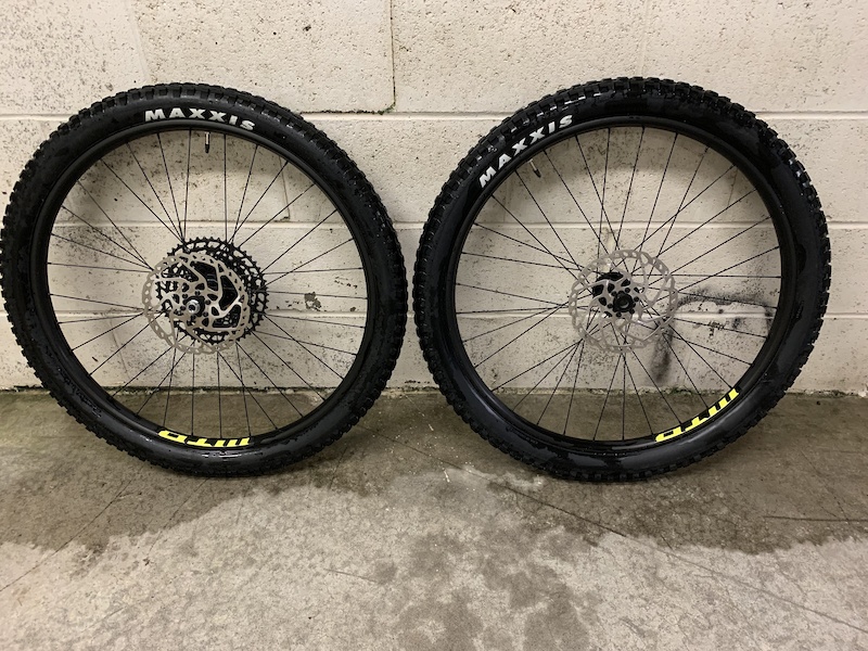 2019 WTB STi29 Formula Hubs w/ Cassette, Rotors, & Tires For Sale