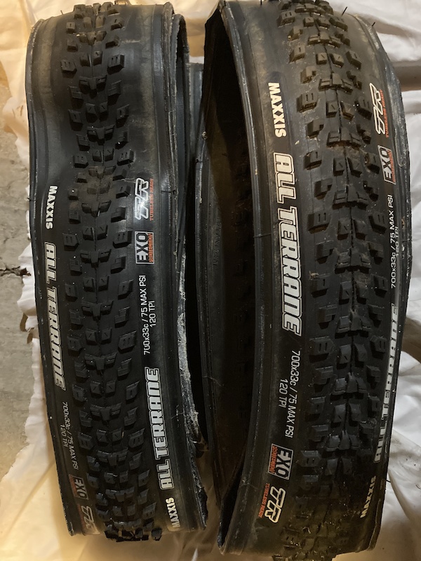 2020 Maxxis All Terrane Tires, 700 X 33, Tubeless Ready For Sale