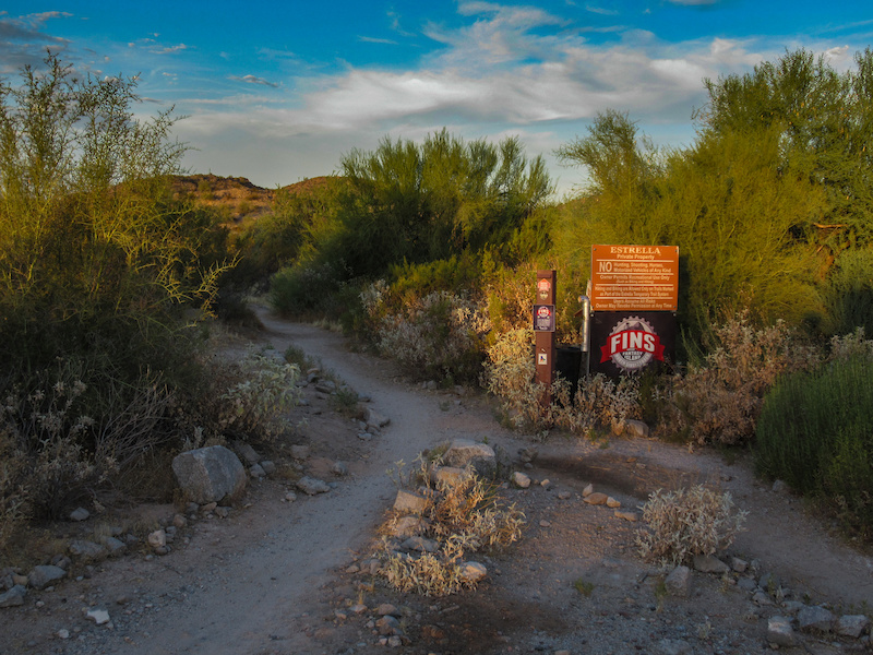 Estrella Loop Trail (Lum Wash) Mountain Biking Trail Goodyear, AZ