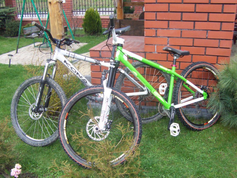My Bikes for 2008 season. For XC: Kona Kikapu and for DH: NS Core 1. Few modifications and It will be great:D