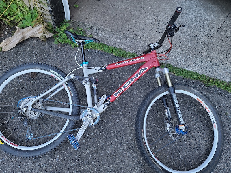 2005 Kona Kikapu Deluxe Full Suspension Updated For Sale