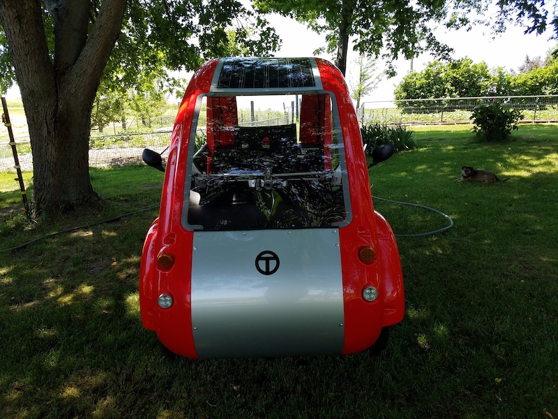 2016 Enclosed 2 seat solar Etrike ELF by Organic Transit For Sale