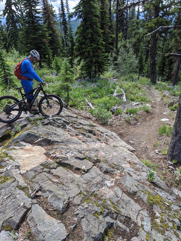 Rock Is The New Berm Mountain Biking Trail Vernon