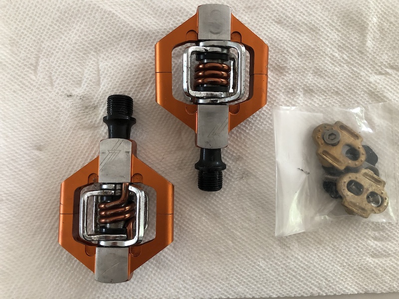 Crankbrothers Candy 2 Clipless Pedals and Cleats For Sale