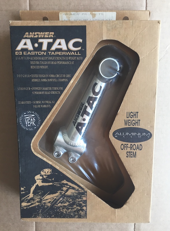 1995 Answer A-TAC stem for 1-1/8