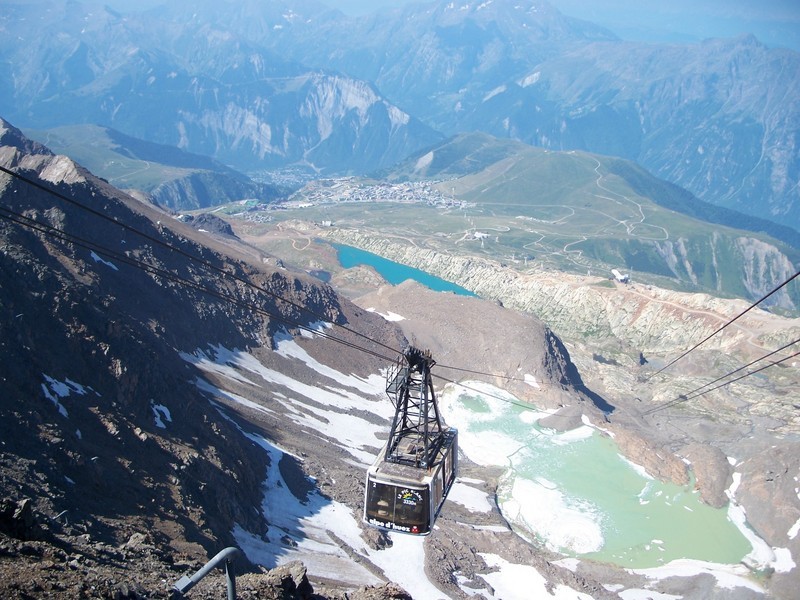 The gondola up to the start of the Megavalanche