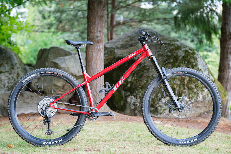 triple clamp forks on a hardtail