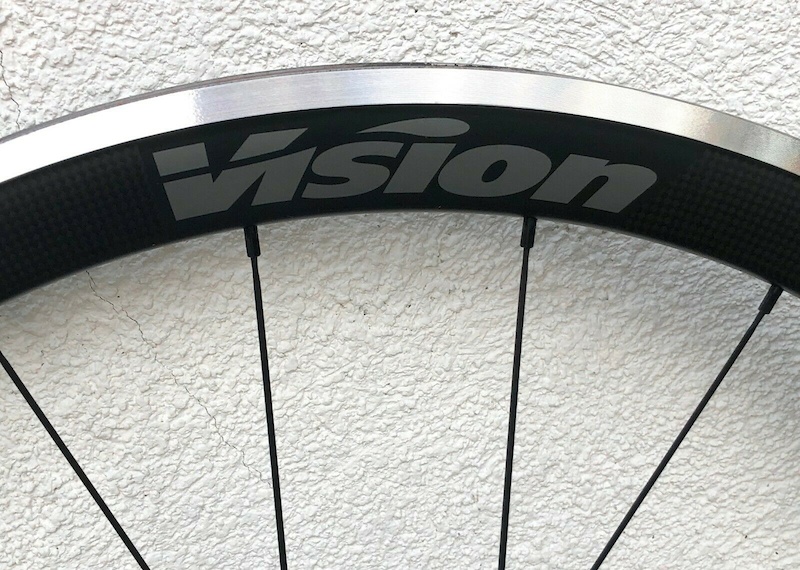 vision trimax 45 carbon clincher road wheelset