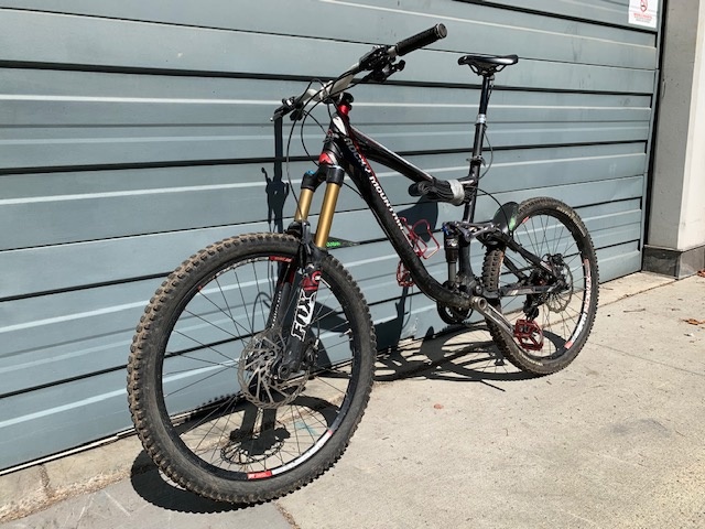 2012 Rocky Mountain Slayer 70 Frankenbike, size large For Sale