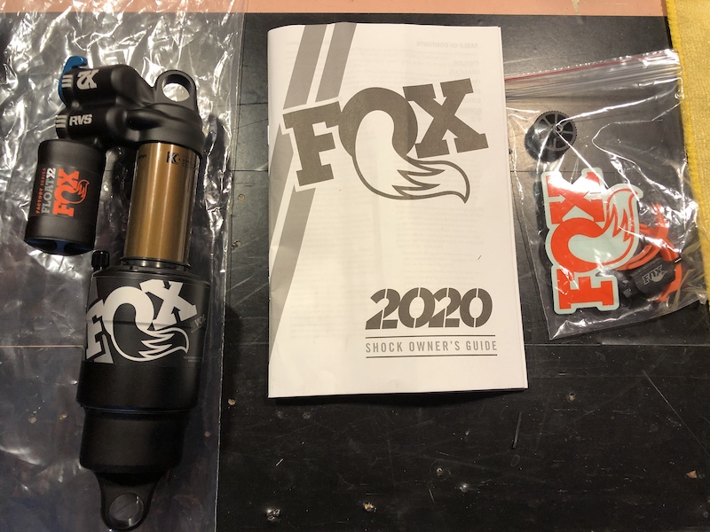 Fox Float X2 Aufkleber Set 2020 - Stoßdämpfer Ersatzaufkleber Oil Slick Matt