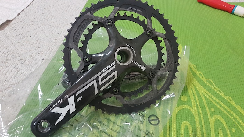 Pédalier FSA SL-K Carbone Ultra-léger BB30 175mm 52/36 - Parfait Pour Route Et Compétition