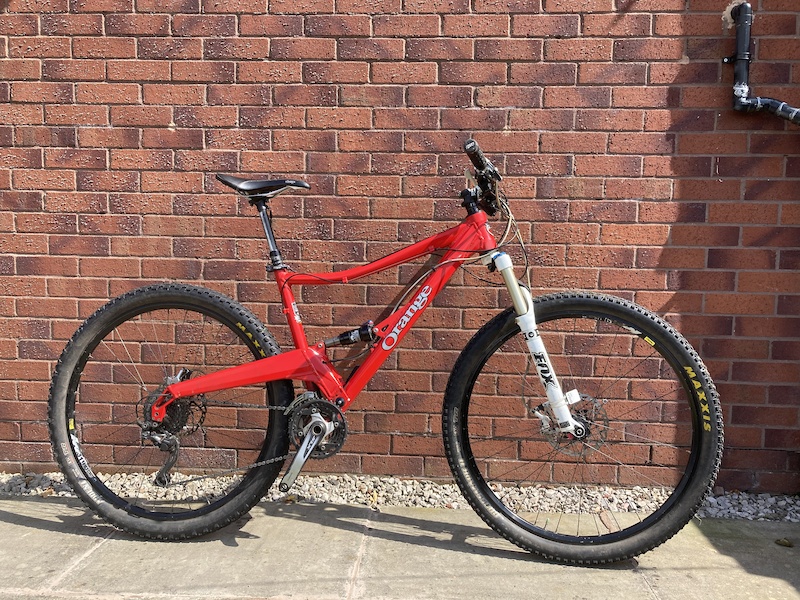 2014 Orange Gyro Pro full suspension mountain bike For Sale