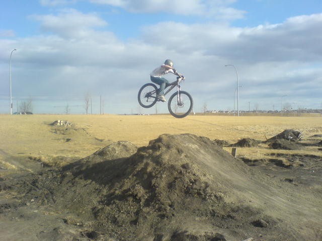 doing the dirt jumps