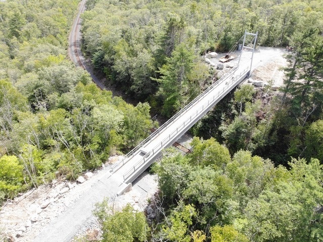 New bridge over railway tracks officially opening Sept 28, 2020