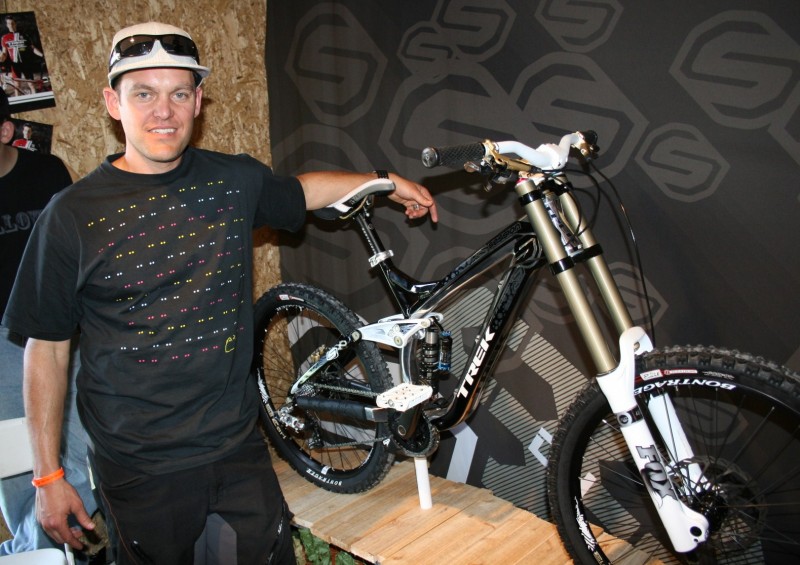 Andrew has spent a lot of time and put in a lot of input into the development of this new Trek Session 88 DH bike.