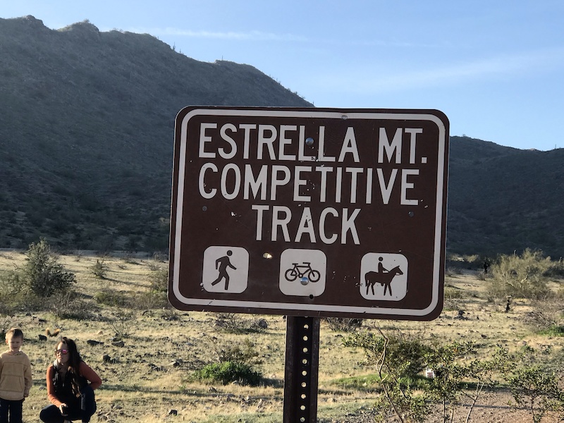 Butterfield Mountain Biking Trail Goodyear, Arizona