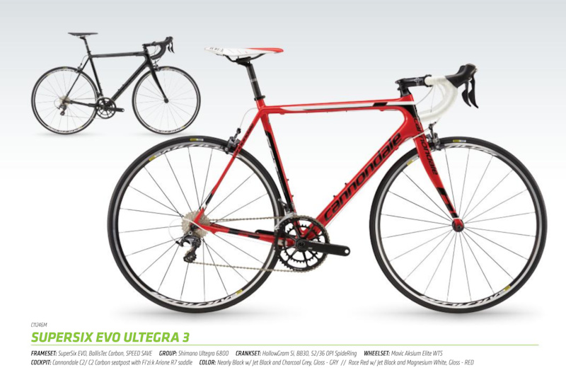 cannondale supersix evo ultegra 2016