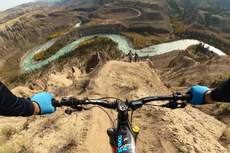 Video Geoff Gulevich Rides Steep Chutes in Williams Lake BC