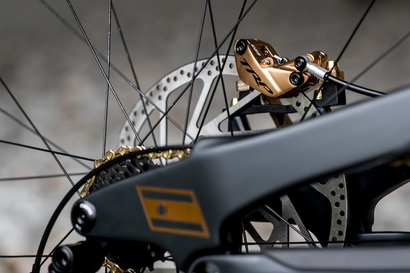 gold mtb brakes