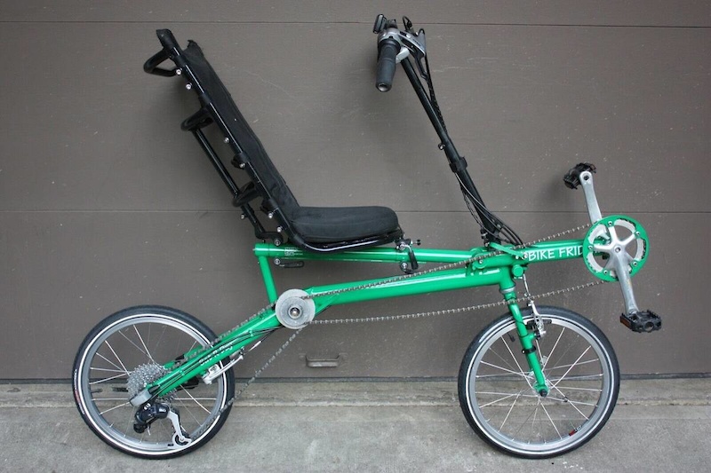 folding recumbent bicycle