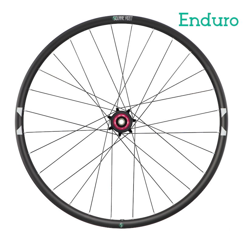 Square Root Enduro wheel (rear)