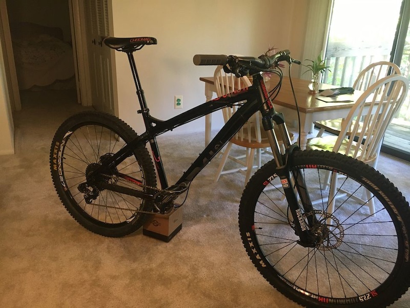 aggressive hardtail frame