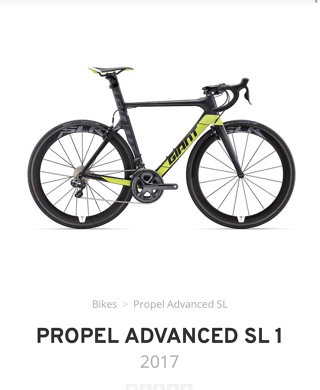 2017 Giant Propel Advanced sl 1 For Sale