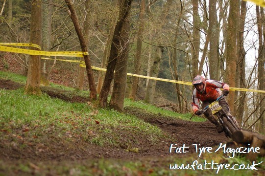 Berm - really muddy it was on race day had to abandon the goggles!!